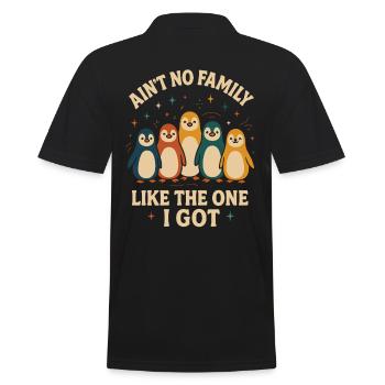 Aucune famille comme celle que j’ai... - Polo Homme - noir - Dos - Kai (181cm)