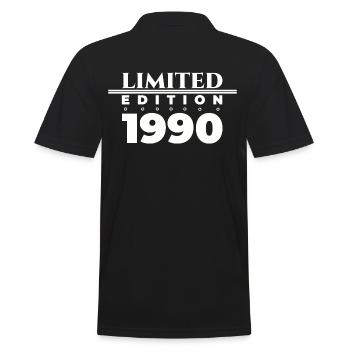 Né en 1990 33ème anniversaire Cadeau homme / femme - Polo Homme - noir - Dos - Kai (181cm)