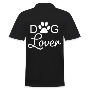 Dogs Dog Lover Dog Lover Gift - Men's Polo Shirt - black - Back - Kai (181cm)