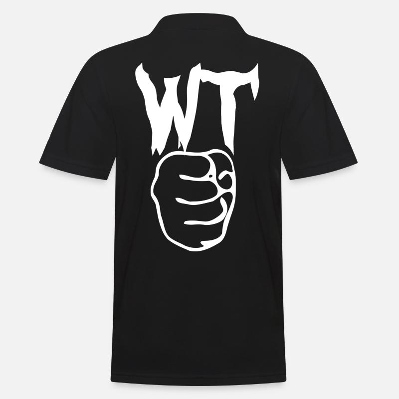 WingTsun Wing Chun Chung Faust Wing-Tsun - Männer Poloshirt - Schwarz