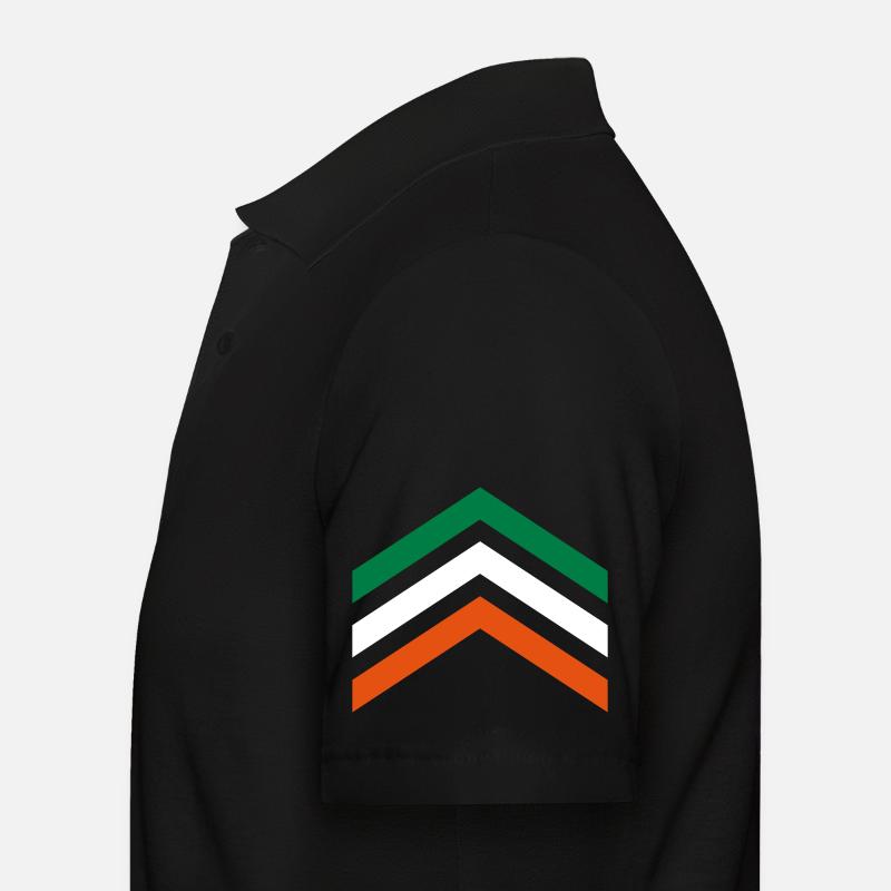 Irland - Männer Poloshirt - Schwarz