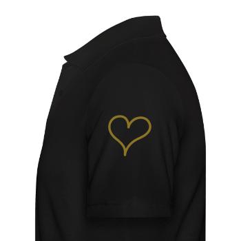 Love u! - Men's Polo Shirt - black - Left