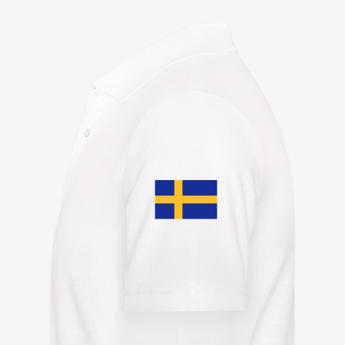 Svenska flaggan - Swedish Flag - Pikétröja herr