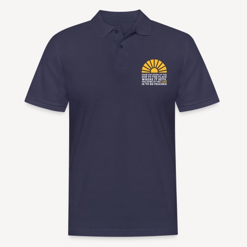 FROM THE RISING OF THE SUN - Men's Polo Shirt