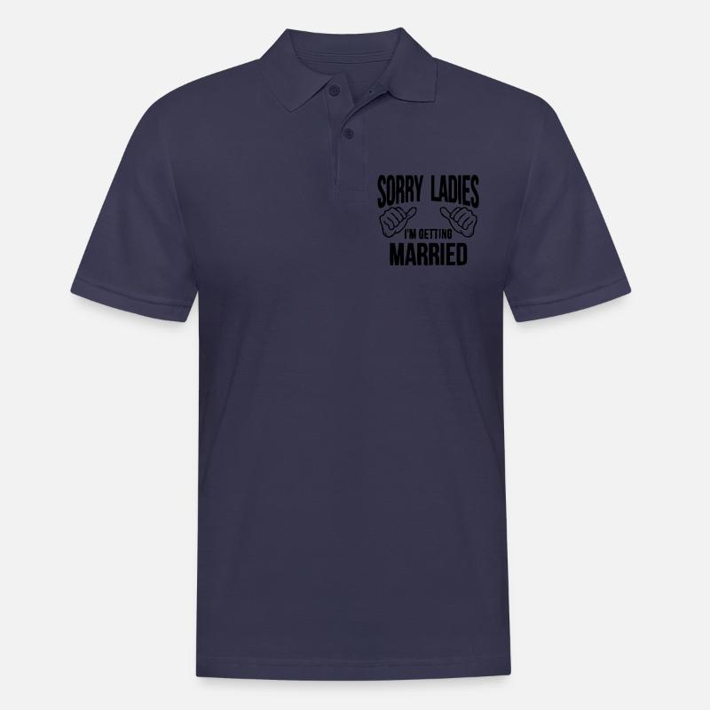 Junggesellen Shirt - Bräutigam - Geschenkidee - Männer Poloshirt - Navy