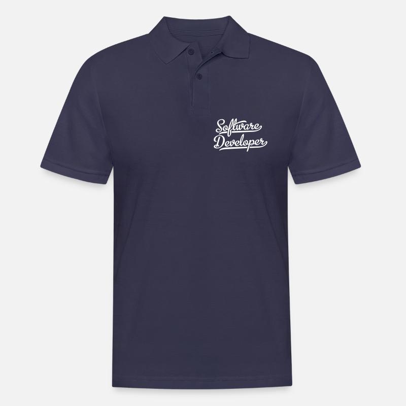 Software Developer - Men's Polo Shirt - navy