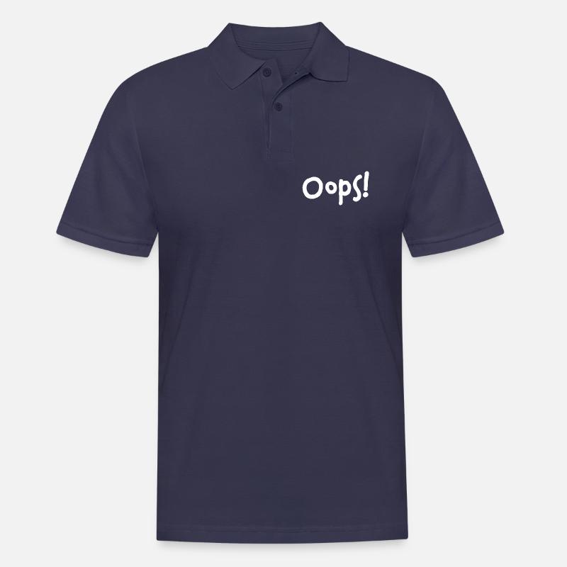 Oops! – I did it again... - Männer Poloshirt - Navy