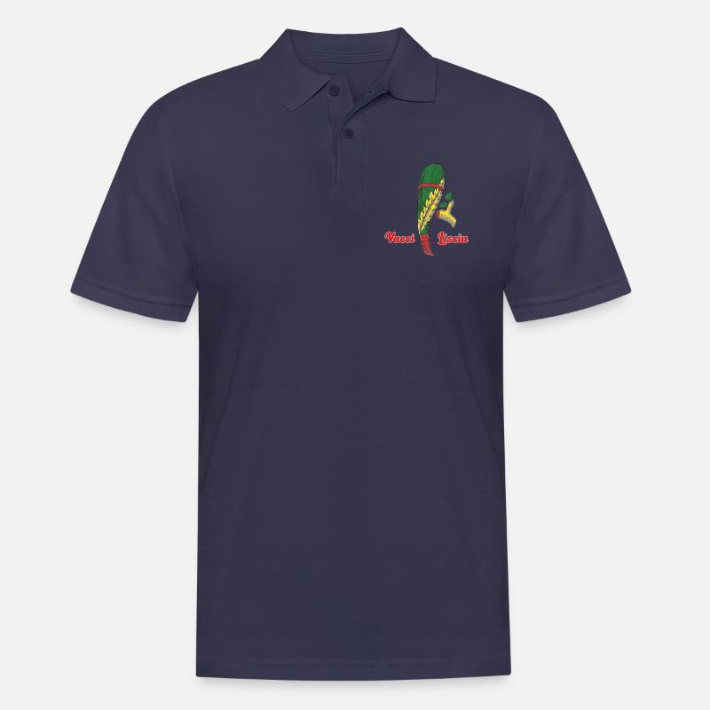 Vacci Lisciu - Asso di Mazze - Polo da uomo - navy
