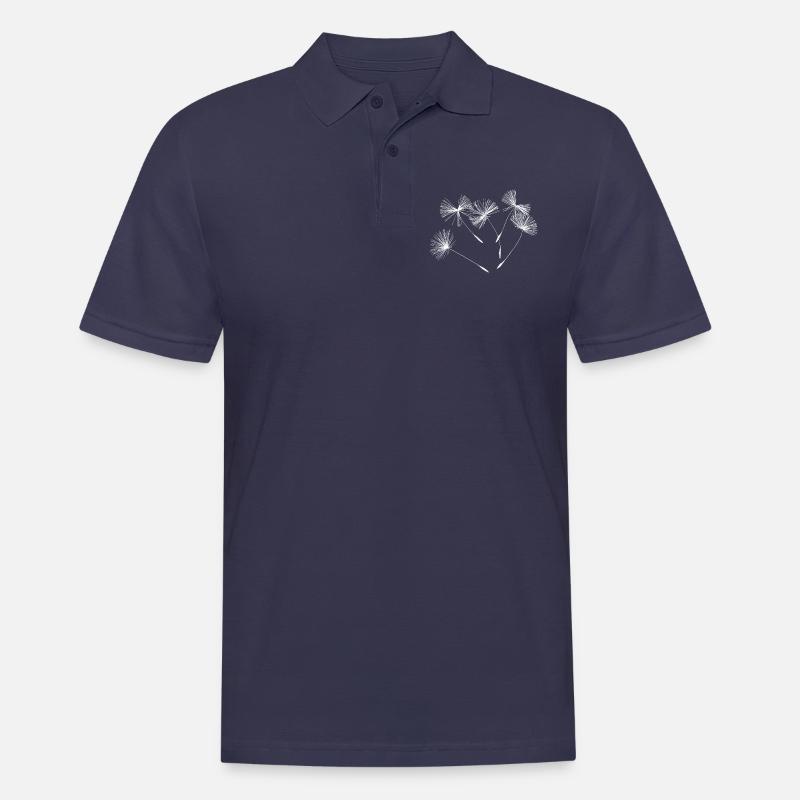 Pusteblume - Männer Poloshirt - Navy