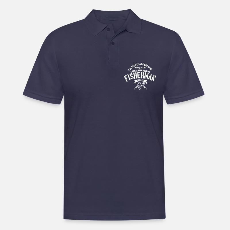 Fischer Experte - Männer Poloshirt - Navy