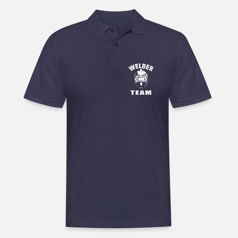 Conception de l’équipe de soudeurs - Polo Homme - bleu marine