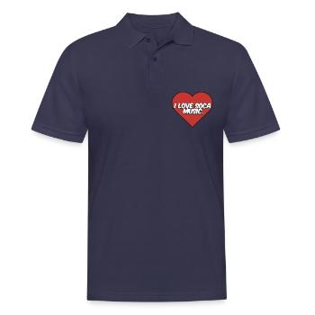 i love Soca music - Polo Homme - bleu marine - Devant - Kai (181cm)