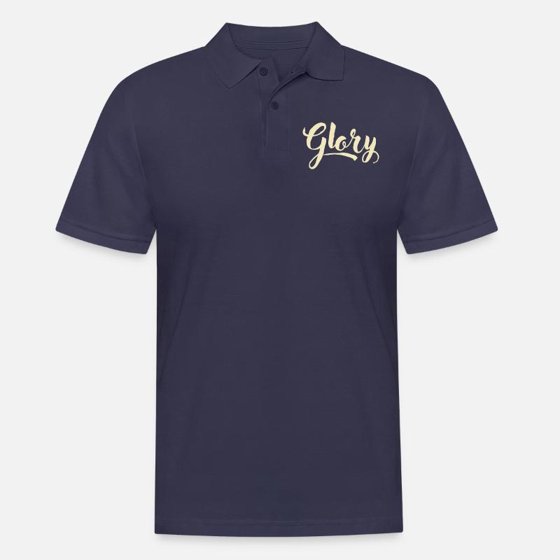 Glory 1 - Männer Poloshirt - Navy