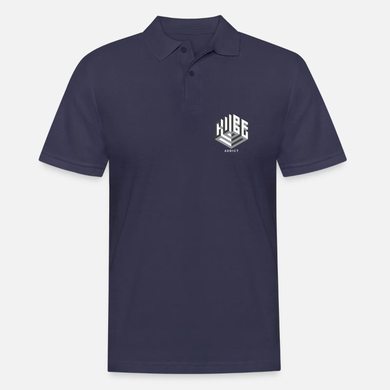 Cube sucht Speedcubing - Männer Poloshirt - Navy