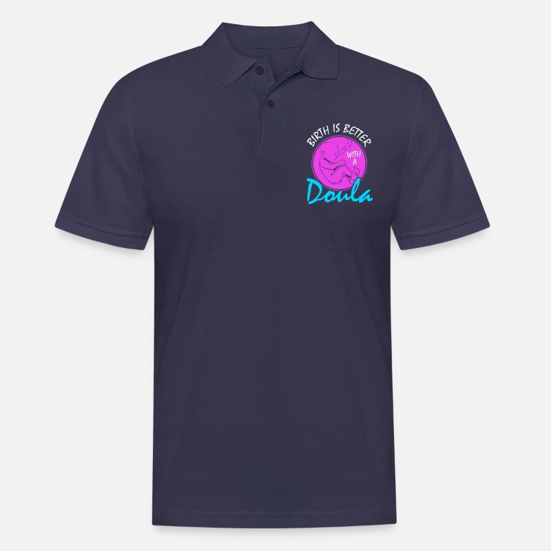 Besser Mit Einer - Männer Poloshirt - Navy
