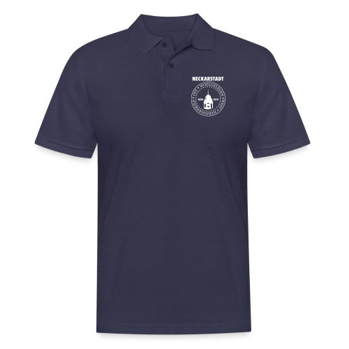Neckarstadt – Blog seit 2014 (Logo hell) - Männer Poloshirt