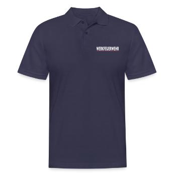 FEUERWEHR Werkfeuerwehr - FW14 - Männer Poloshirt - Navy - Vorne - Kai (181cm)