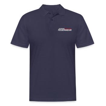 FEUERWEHR Modern - Jugend Feuerwehr FW11 - Männer Poloshirt - Navy - Vorne - Kai (181cm)