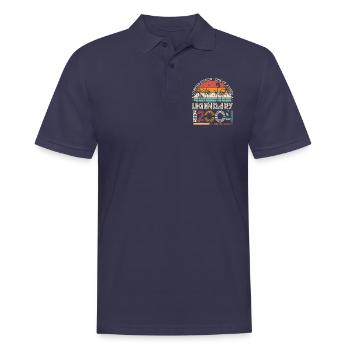 2004 Jahrgang Vintage Retro Geburtstag Geschenk - Männer Poloshirt - Navy - Vorne - Kai (181cm)