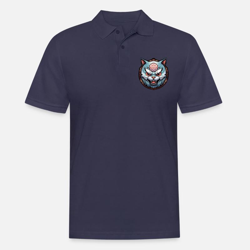 Nekomata blu - Polo da uomo - navy