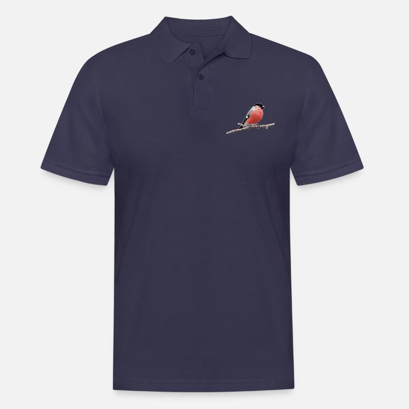 Dompaff oder Gimpel - Männer Poloshirt - Navy