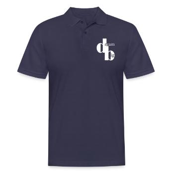 dream big - Männer Poloshirt - Navy - Vorne - Kai (181cm)