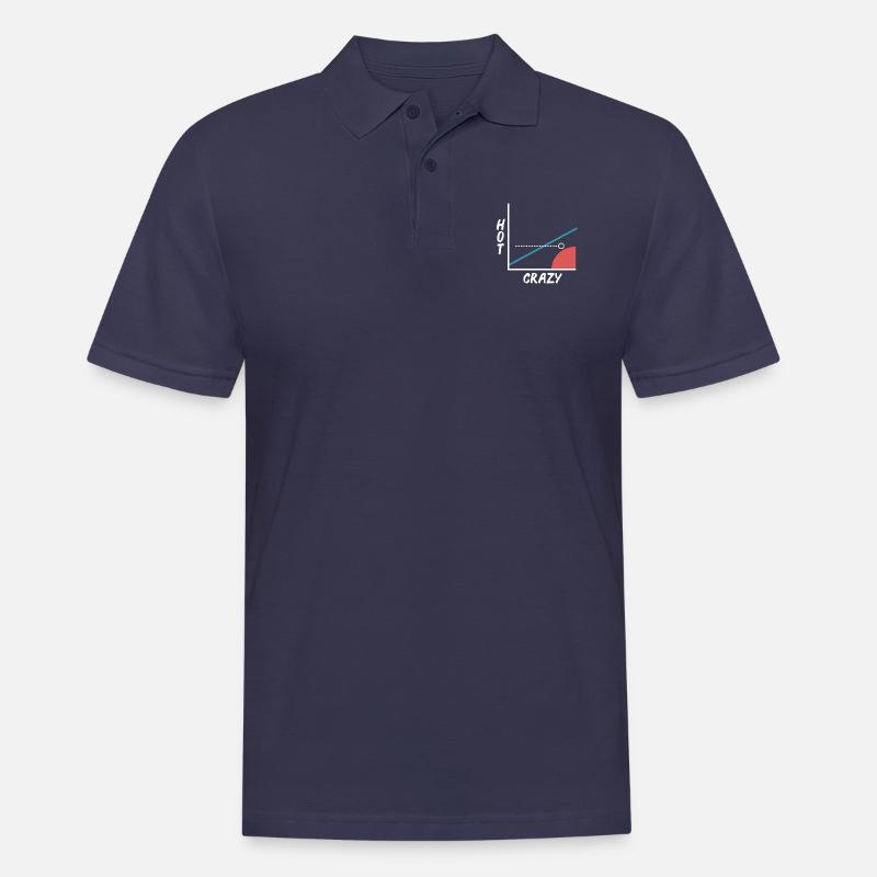 Crazy Hot Scale - Graphisme - Graphique - Barny - Polo Homme - bleu marine