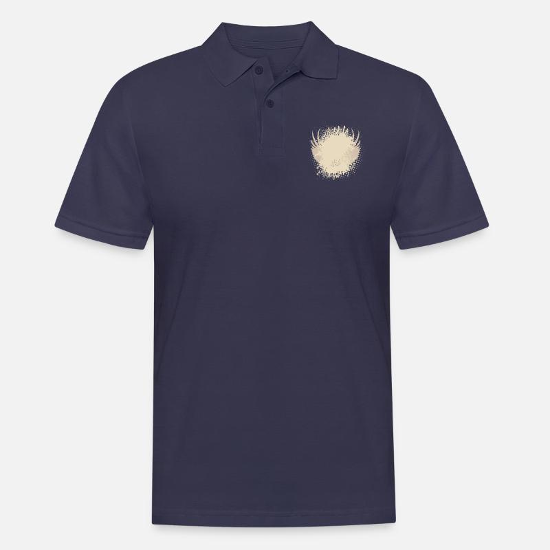 Vector background de - Männer Poloshirt - Navy
