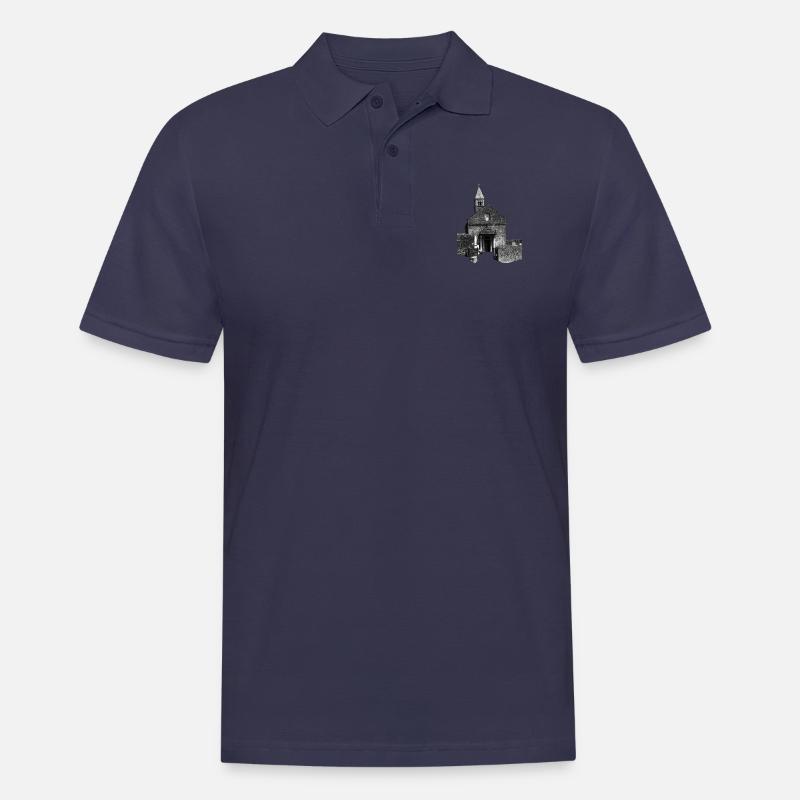 Taize Dorfkirche - Männer Poloshirt - Navy