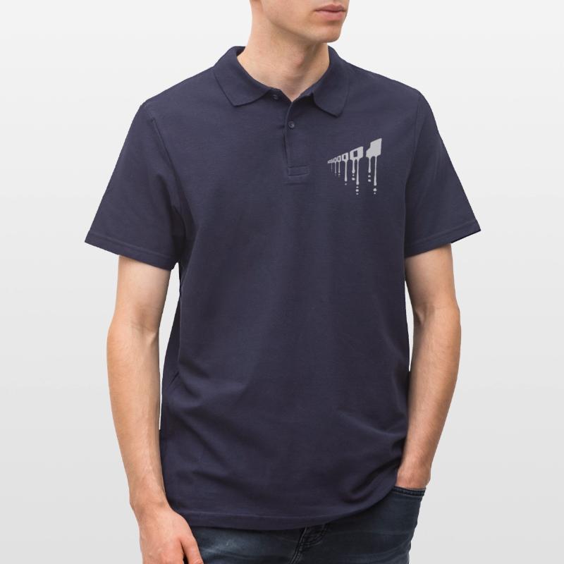 Binary Code Program Language Men's Polo Shirt