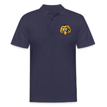 Tiger tigro Logo Club Gesicht Cartoon - Männer Poloshirt - Navy - Vorne - Kai (181cm)