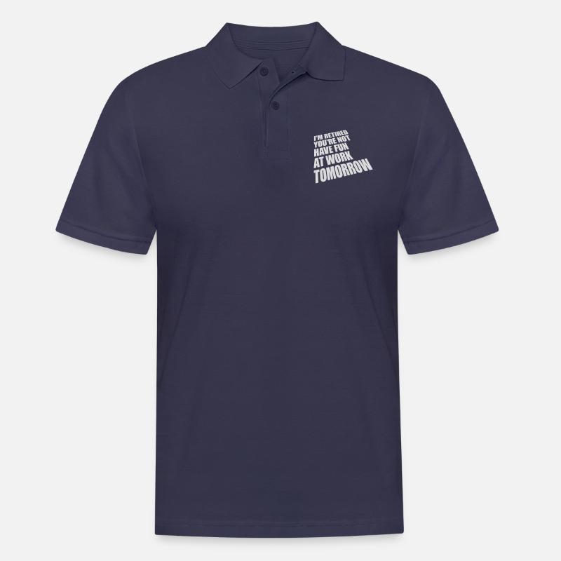 have fun at work - Männer Poloshirt - Navy
