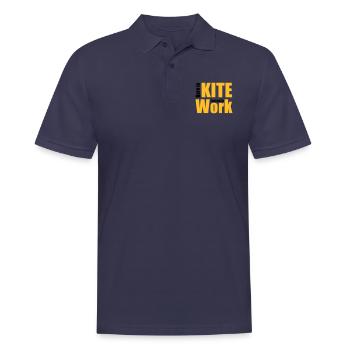 Drachenfliegen - Männer Poloshirt - Navy - Vorne - Kai (181cm)
