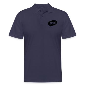 Moin - Männer Poloshirt - Navy - Vorne - Kai (181cm)