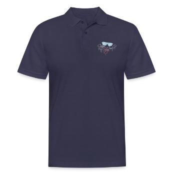 design cool sexy fou - Polo Homme - bleu marine - Devant - Kai (181cm)