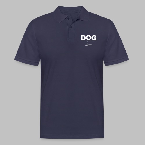 DOG LOVE - Geschenkidee für Hundebesitzer - Männer Poloshirt