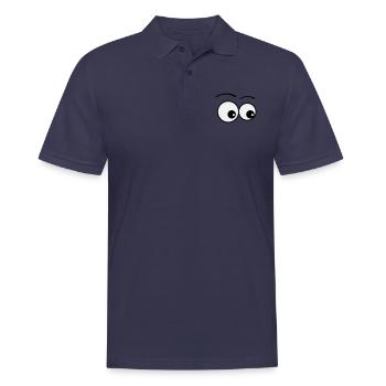 yeux - Polo Homme - bleu marine - Devant - Kai (181cm)