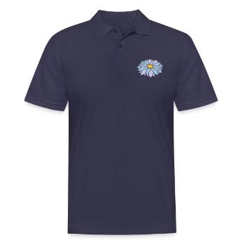 Bunte Hübsche Blume Design - Männer Poloshirt - Navy - Vorne - Kai (181cm)