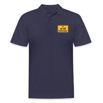 Marathon - Polo Homme - bleu marine - Devant - Kai (181cm)