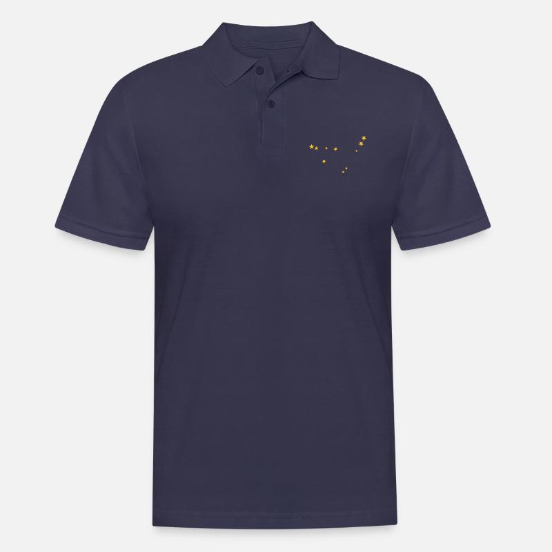 Steinbock Sternbild - Männer Poloshirt - Navy