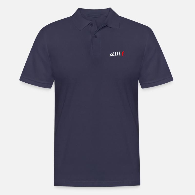 EVOLUTION golf sports golfer - Männer Poloshirt - Navy