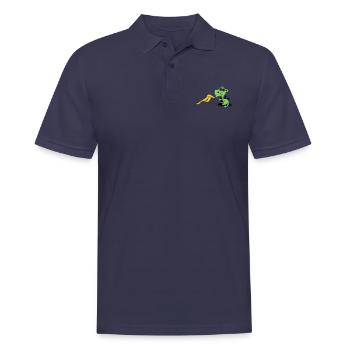 dragon spits fire - Polo Homme - bleu marine - Devant - Kai (181cm)
