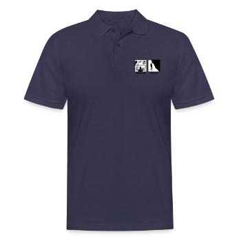 Climbing solves problems - Men's Polo Shirt - navy - Front - Kai (181cm)