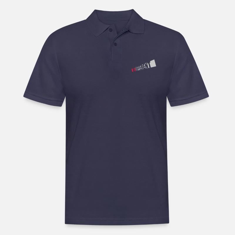 Be different Logo Design - Männer Poloshirt - Navy