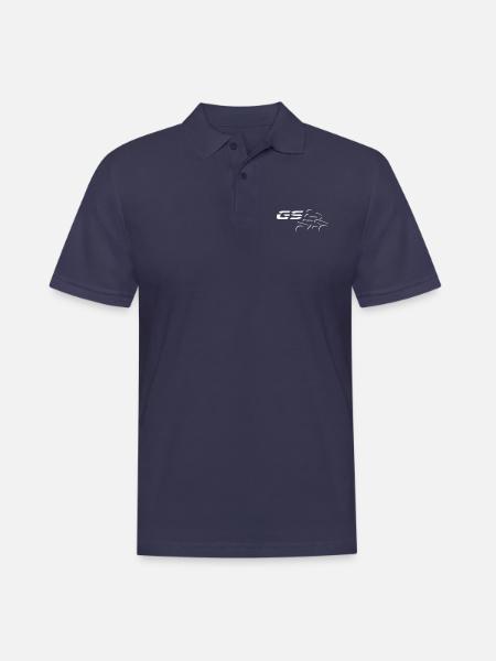 Logo GS-Fahrer Nr. 3 | white - Männer Poloshirt - Navy