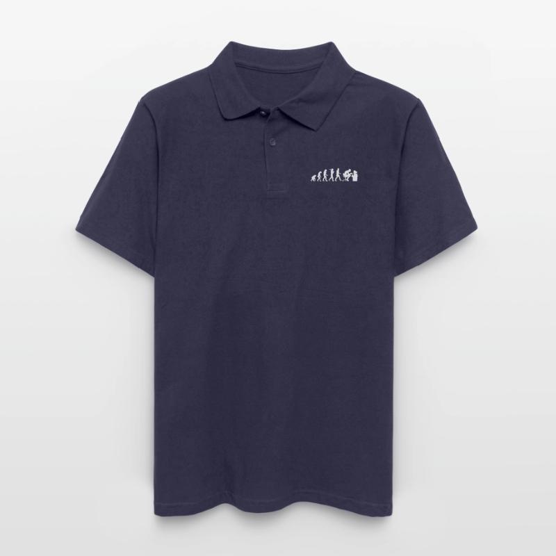 Evolution Computer Nerd! PC Nerd! IT! Technology! Men's Polo Shirt