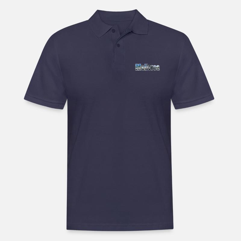 Mallorca - Männer Poloshirt - Navy