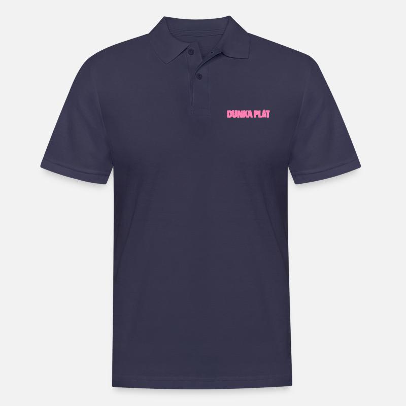 Dunka Blech - Männer Poloshirt - Navy