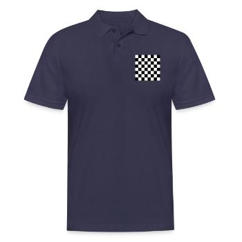 Noir et blanc / BlackWhite - Polo Homme - bleu marine - Devant - Kai (181cm)