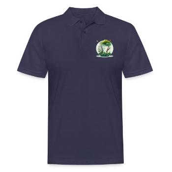 The miniature forest - Men's Polo Shirt - navy - Front - Kai (181cm)